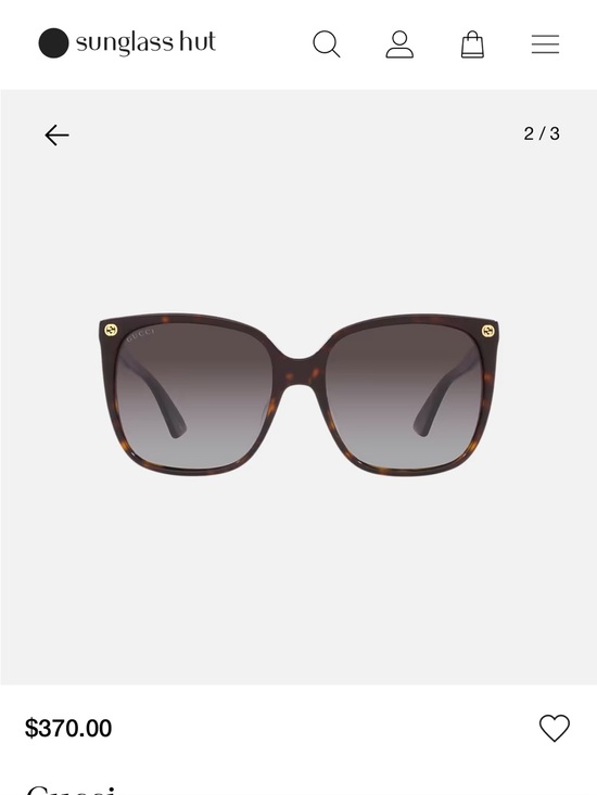 Gucci Women’s Tortoise Frame Sunglasses with Black Lenses main image 4